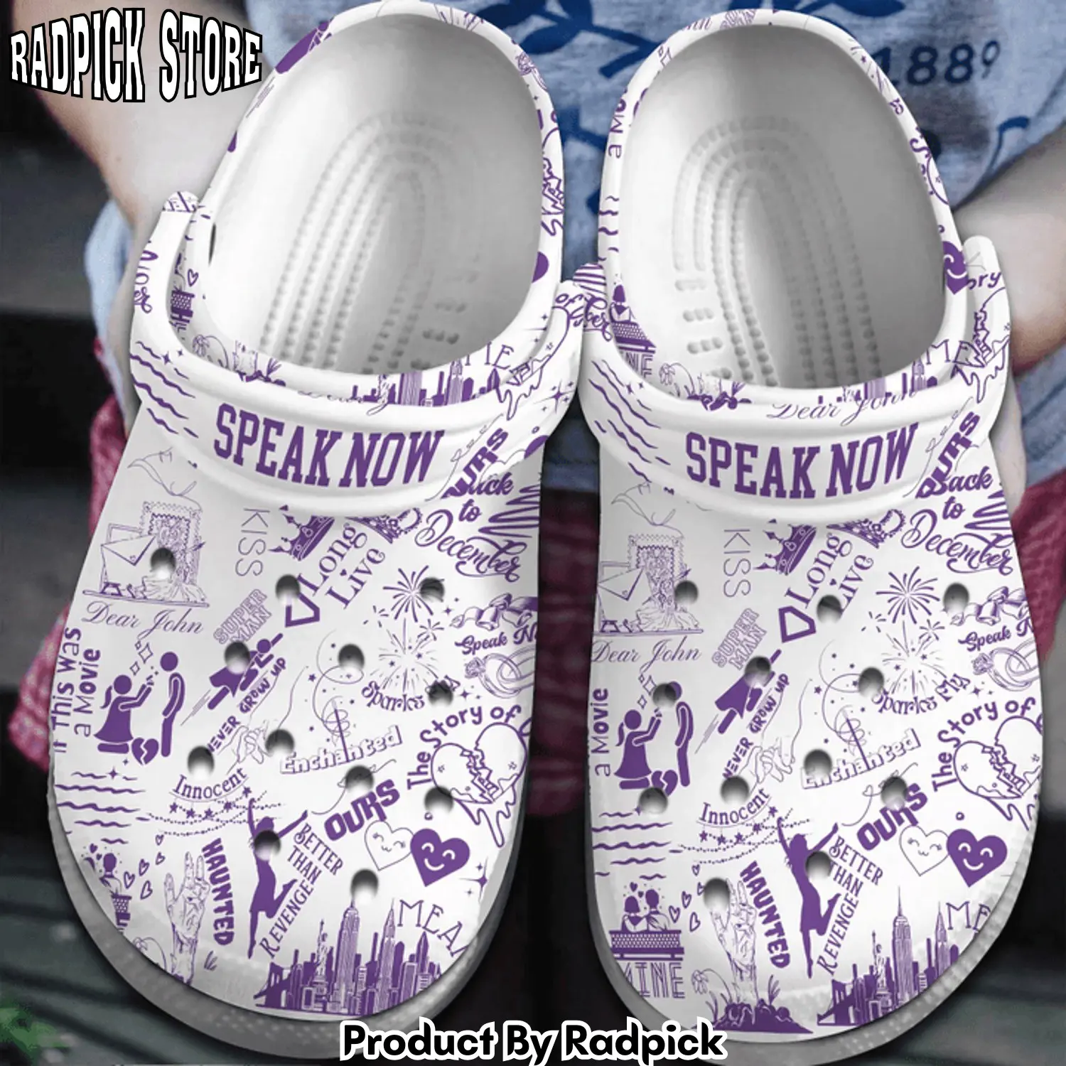 Radpick taylor swift crocss comfortable shoes clogs crocband 1 rp652936